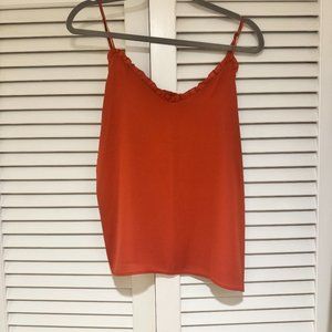 NWT Loft Rusk Cami with Ruffle